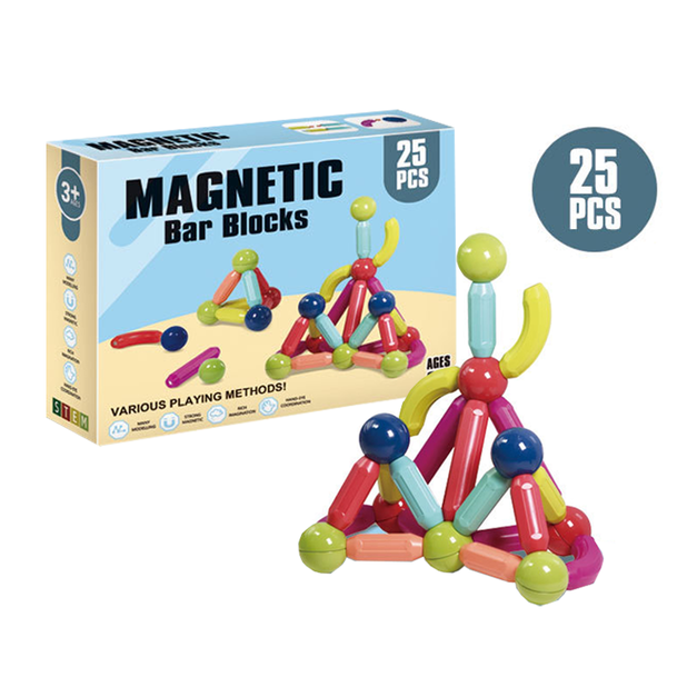 百變磁力棒 彩盒裝 25個