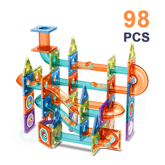 彩窗軌道滾珠磁力片 98片