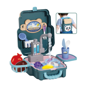 三合一仿真洗碗台可愛動物背包