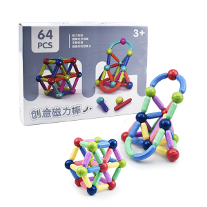 創意磁力棒 64PCS 彩盒裝