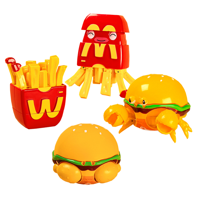 變形薯條 變形漢堡