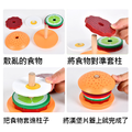 木製漢堡拼裝玩具 木製三明治拼裝玩具_1