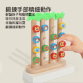 木製動物爬樹走位遊戲_1