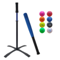 [Free shipping whithin the USA] 27-Inch T Ball set, 12 Sets - Blue Bat_2