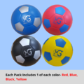 [Free shipping within the USA] 6-Inch PU Foam Soccer - 48 PCS - Basic Colors (Yellow)_2