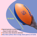 [Free shipping within the USA] 9-Inch PU Foam American Football - 48 PCS - Neon Colors_2