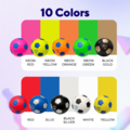 [Free shipping within the USA] 6-Inch PU Foam Soccer - 48 PCS - Basic Colors (Yellow)_5