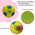 [Free shipping whithin the USA] 6-Inch PU Foam Soccer Ball- 4 PCS_1