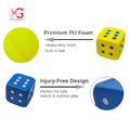 [Free shipping whithin the USA] 6-Inch PU Foam Dice- 4 PCS_2