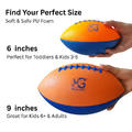 [Free shipping whithin the USA] 6-Inch PU Foam Football-8 PCS_4