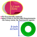 [Free shipping whithin the USA] 9-Inch PU Foam Flying Disc-6 PCS_3