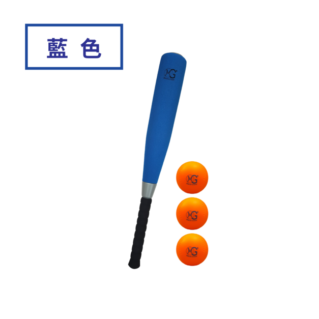 (藍)24吋胖胖棒1支+3顆樂樂球
