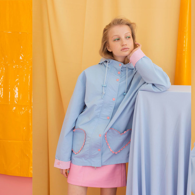 LAZY OAF FEELING BLUE COAT