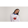HELLO KITTY X LAZY OAF LONG SLEEVE SPLIT T-SHIRT_4