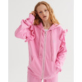 LAZY OAF SPOILT PINK HOODIE_3