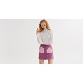 LAZY OAF PINK POCKET PURPLE SKIRT