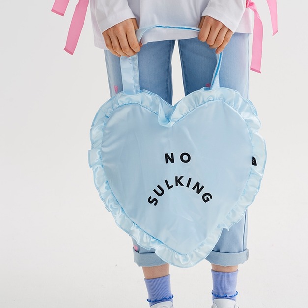 LAZY OAF NO SULKING HEART BAG