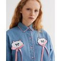LAZY OAF GRUMPY CATS DENIM SHIRT_1