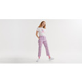 LAZY OAF BOW BUM CHECK TROUSERS