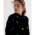 LAZY OAF MIXED HEART CORD SHIRT_2