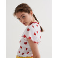 LAZY OAF RED HEARTS T-SHIRT_1