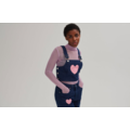Lazy Oaf Heart Dungaree Bib_3
