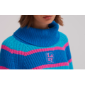 Lazy Oaf Stripey Roll Neck Jumper_5