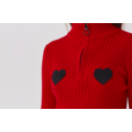 Lazy Oaf Got Heart Zip Up Jumper_6