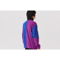 Lazy Oaf Colour Block 1/4 Zip Fleece_6