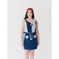 Lazy Oaf Double Denim Belt Strap Top_18