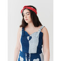 Lazy Oaf Double Denim Belt Strap Top