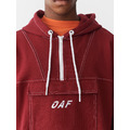 Lazy Oaf Stitched Up Maroon Hoodie_4