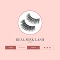 Strip Lash｜JOAMOUR Real Mink Lash 3D Strip Lash G-28_1