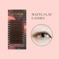 Matte Flat Brown Lashes 0.08_2
