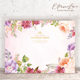 單軟式布式背板租借．編號MR24 花都幻境．300x225cm．組合式婚禮背板 (立體傘板 全省可寄)╭＊EternaLove