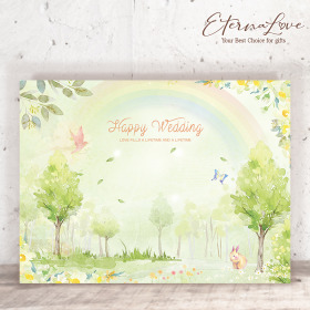 單軟式布式背板租借．編號MR26 森系純粹．300x225cm．組組合式婚禮背板 (立體傘板 全省可寄)╭＊EternaLove