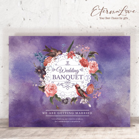 單軟式布式背板租借．編號MR11 法式鄉村 桔梗紫．300x225cm．組合式婚禮背板 (立體傘板 全省可寄)╭＊EternaLove