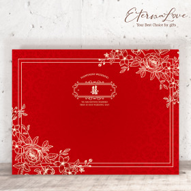 單軟式布式背板租借．編號CH06 璀璨花戀 胭脂紅．300x225cm．組合式婚禮背板 (立體傘板 全省可寄)╭＊EternaLove