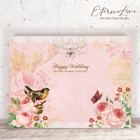 單軟式布式背板租借．編號MR05 幸福花園 甜心粉．300x225cm．組合式婚禮背板 (立體傘板 全省可寄)╭＊EternaLove