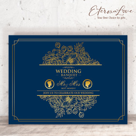 單軟式布式背板租借．編號MR22 絢麗年代  午夜藍．300x225cm．組合式婚禮背板 (立體傘板 全省可寄)╭＊EternaLove