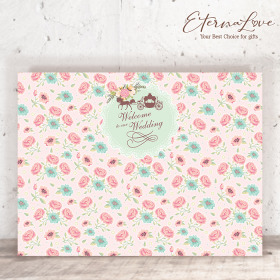 單軟式布式背板租借．編號MR09 輕甜花漾 粉嫩色．300x225cm．組合式婚禮背板 (立體傘板 全省可寄)╭＊EternaLove