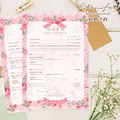 訂製結婚書約證書夾+書約組～編號MR02 歐式鄉村 甜心粉．戶政事務所結婚登記專用 結婚書約 結婚證書 書約夾 證書夾╭＊EternaLove_1