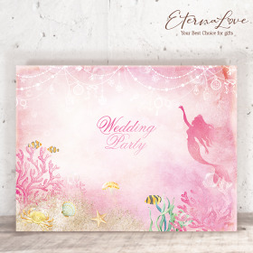 單軟式布式背板租借．編號MR17 海底之心 甜心粉．300x225cm．組合式婚禮背板 (立體傘板 全省可寄)╭＊EternaLove