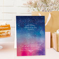 訂製囍宴桌卡．編號MR14 星空藍 ．婚禮桌卡 囍宴桌卡 宴席菜單 ╭＊EternaLove