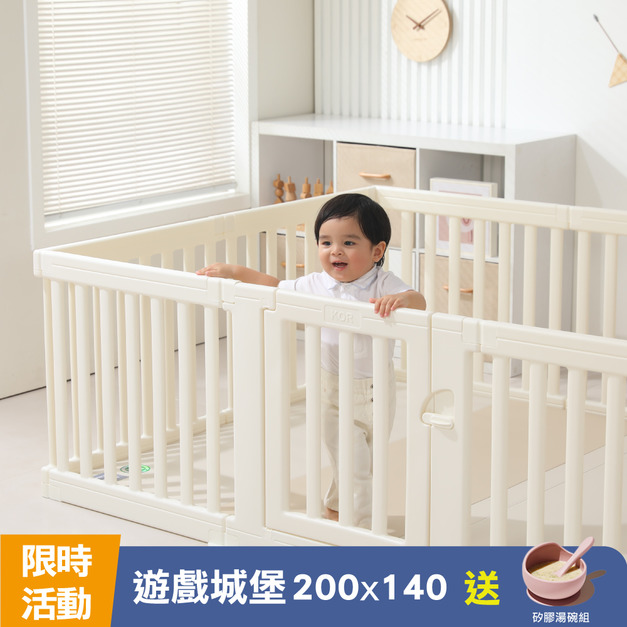 韓國方型兒童遊戲城堡200x140