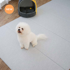 韓國寵物折疊地墊 織布灰