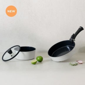 韓國可拆式不沾鍋4件組 曜黑限量版