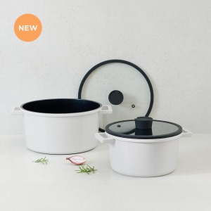 韓國雙耳湯鍋20/24cm 曜黑限量版
