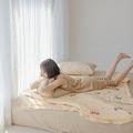 [青鳥家居] 阿布 針織 x 涼感紗 / 單人涼被 - 1件組_1