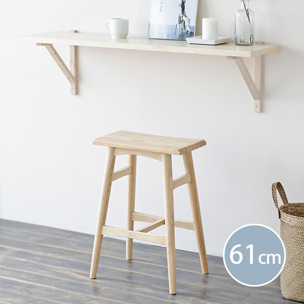 【免運/免組裝】倫敦原木吧台高腳椅(中島椅61cm)